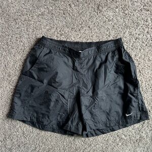 Nike Black Athletic Shorts Lightweight Elastic Waist